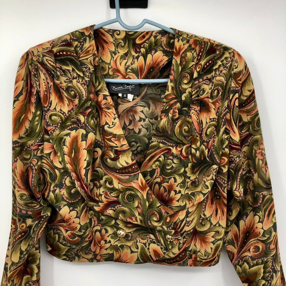 Vintage Bonnie Boynton Jacket Womens S Cropped